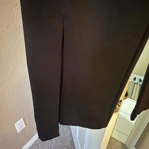 Bootleg Slitted Stretch Pants